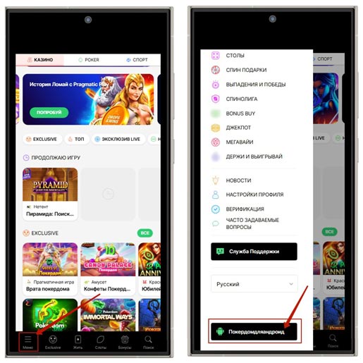 Мобильное приложение